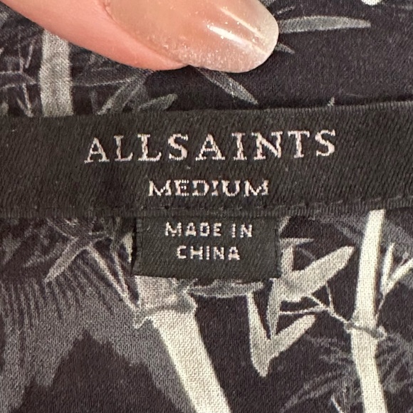 All Saints Athea Safari Shirt Dress • Knee Length • Button Up • Medium • EUC - Picture 13 of 15